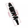 Off-Road Motorcycle/ATV Central Straddle-Type Shock Absorber, 300mm-350mm, 12mm Spring