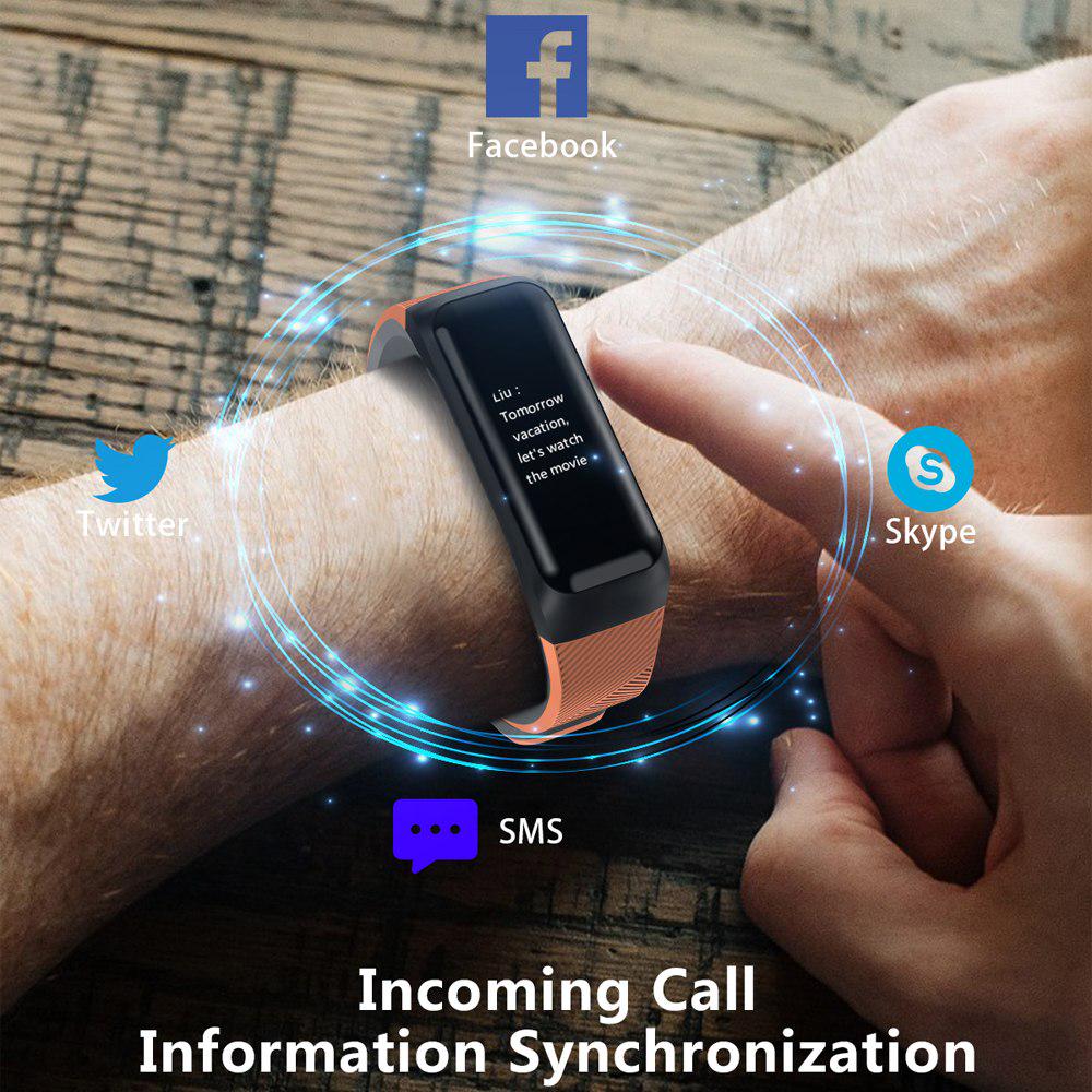 Buy B02 Smart Bracelet Bluetooth Sport Watch Heart Rate Monitor Blood