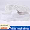 Anti-Static Velcro Mesh Shoes with Thick PU Sole for Cleanroom and Laboratory Use