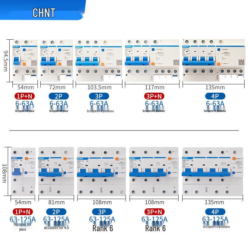 CHNT NXBLE-63 Miniature Leakage Protection Circuit Breaker