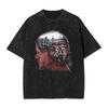 T-shirt Grafiche Anime Death Stranding Vintage Lavate in Cotone per Uomo Donna Abbigliamento Estivo Manica Corta Magliette Oversize