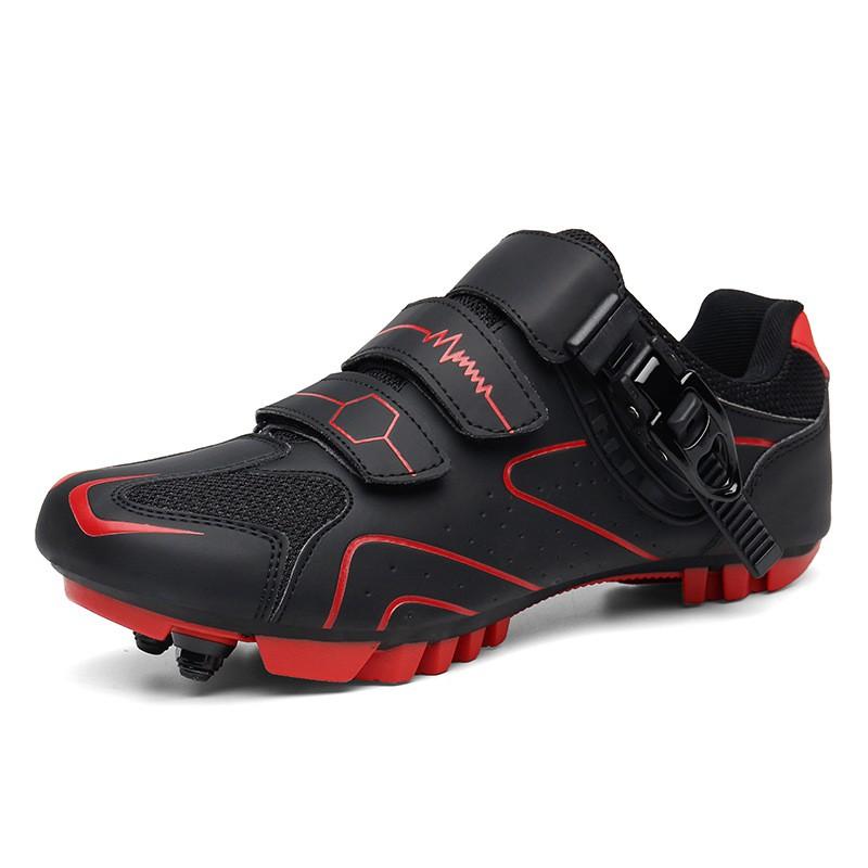 Men Women Cycling Shoes Breathable Hard Sole Road Mountain Bike Clipless Flat Pedal Compatible