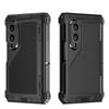 Para Samsung Z Fold 8 Z Fold 8 Ultra Funda Magnética de Metal Parachoques de Aluminio Cubierta de Silicona Resistente a Golpes de Alta Resistencia con Protector de Pantalla