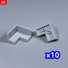 Mattoncini MOC 1x2x1 1x1x1 2x2 Angolo Pannello Finestra Trasparente Mattoncino 6231 4865 91501 Accessori Acquario Blocchi da Costruzione Giocattoli per Bambini