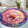 1pc Home Carpet Dandelion Design Non Slip Office Decor Gift Living Room Bedroom