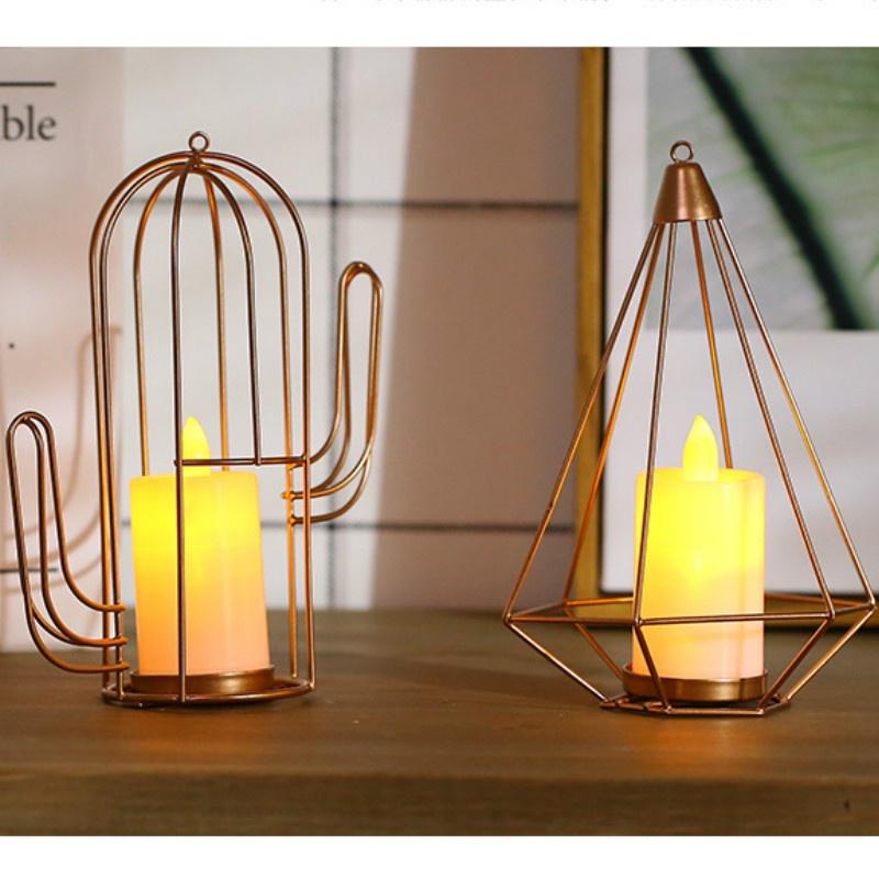 Kerzenlampe Schmiedeeisen Mädchen Herz Geständnis Geschenk Freundinnen Schlafzimmer Dekoration Batterie Lampe