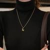 Stainless Steel Cute Balloon Puppy Pendant Sweater Necklace Men Ladies Necklace Party Jewelry Gift