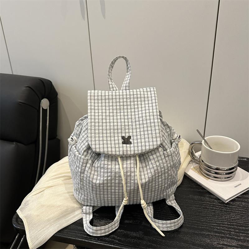 Drawstring Fashionable Large-capacity Backpack Summer New Versatile Casual Bag Popular School Bag