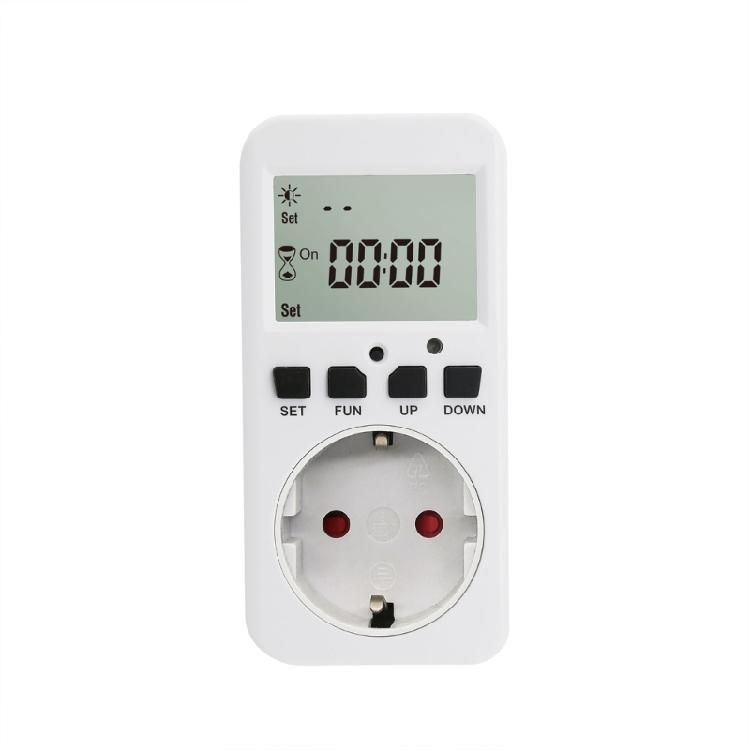 

Timer Light Control Outlet Equipped with Small Sensors Programmable Socket for Automatic On Off in Various Environment 1