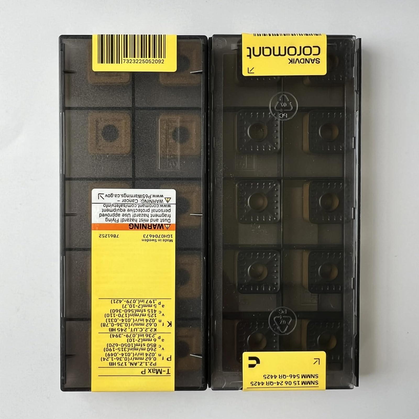 

Original Sandvik / SNMM150624-QR 4425 / CNC lathe carbide blade 10 Pcs