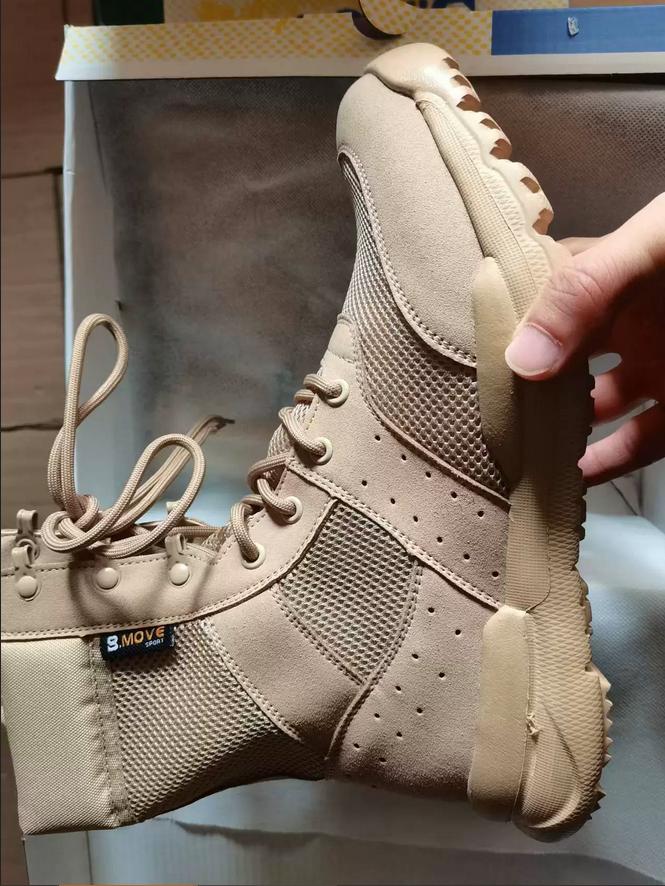 11 Stivali da Combattimento Estivi Scarpe da Lavoro Rete Leggera Traspirante Stivali Tattici Militari 34-49