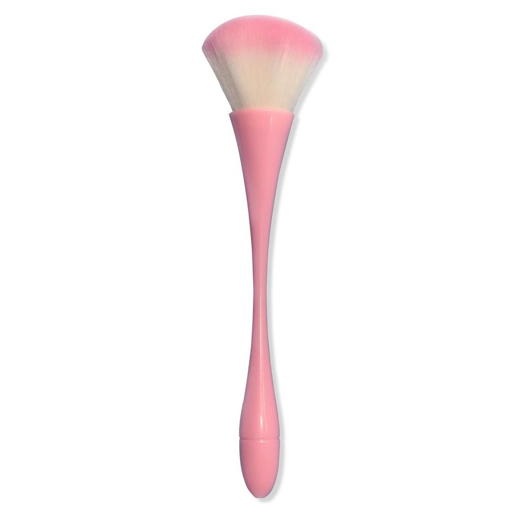 Rose Gold Goblet Makeup Brush: Soft, Loose Powder & Blush Tool for a Flawless Finish
