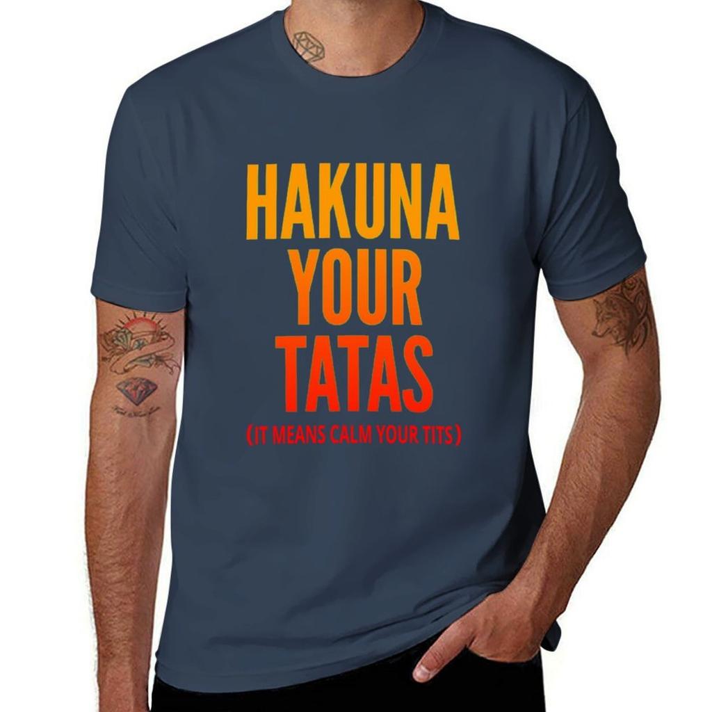 Hakuna Your Tatas Limited Edition Perfect Gift Loves Cat Tshirt Unisex T Shirt Summer Tshirt