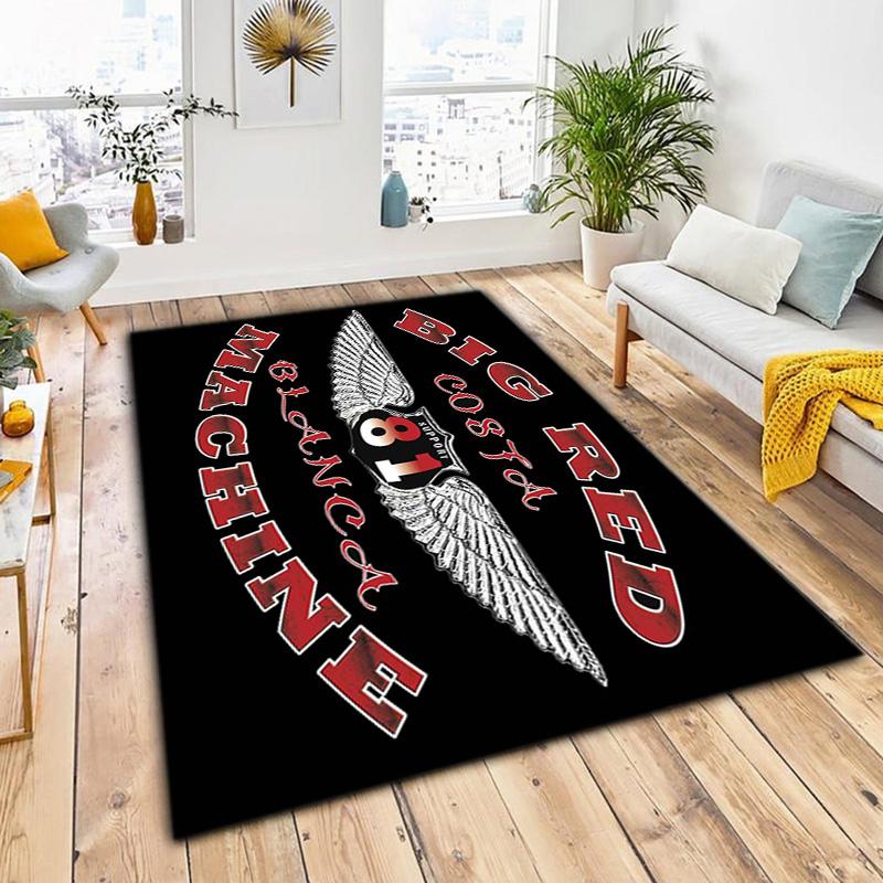 Gang Motorcycle enthusiasts Hells Angels Motorcycle Club carpet is suitable for living room and bedroom doormats office balcony decorative carpet V8
