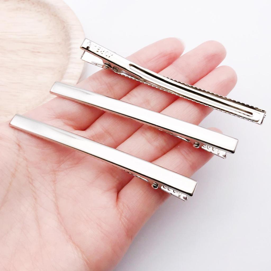 Cross-Border Iron Double-Pronged Duckbill Hairpin 10-12cm