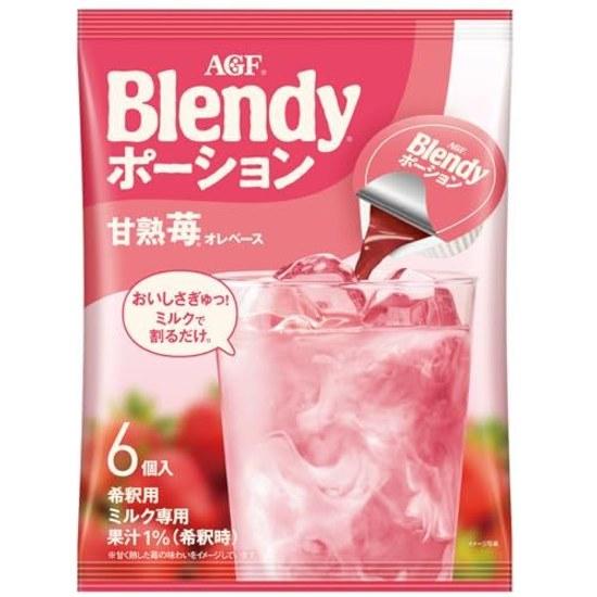 AGF Blendy Potion Sweet Ripe Strawberry Ole Base 6 pieces 12 bags