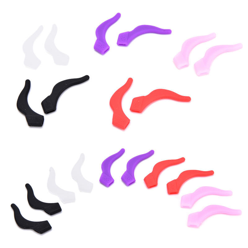 1 Pair Sports Silicone Ear Grip Holder Eyeglass Glasses Sunglass Anti Slip Hooks