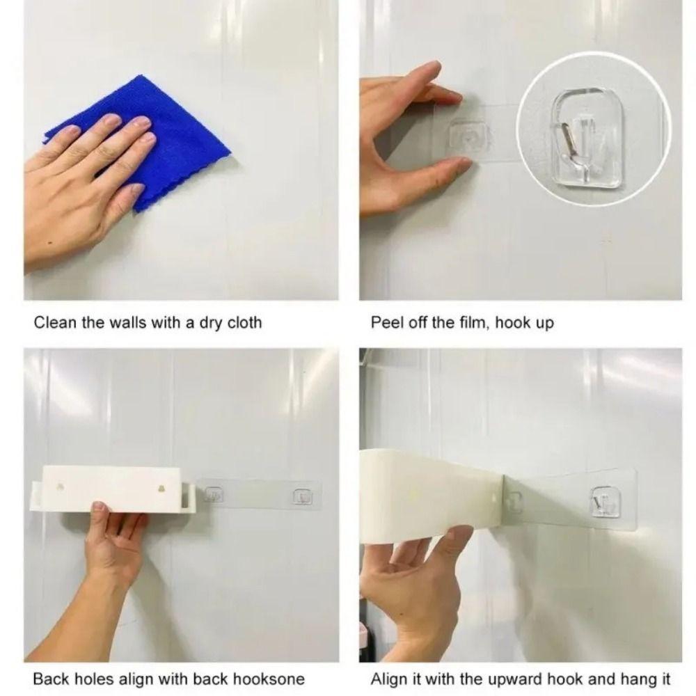 Plastic Electric Toothbrush Holder Wall-Mounted Cup Storage Rack Toothbrush Stand Home Use