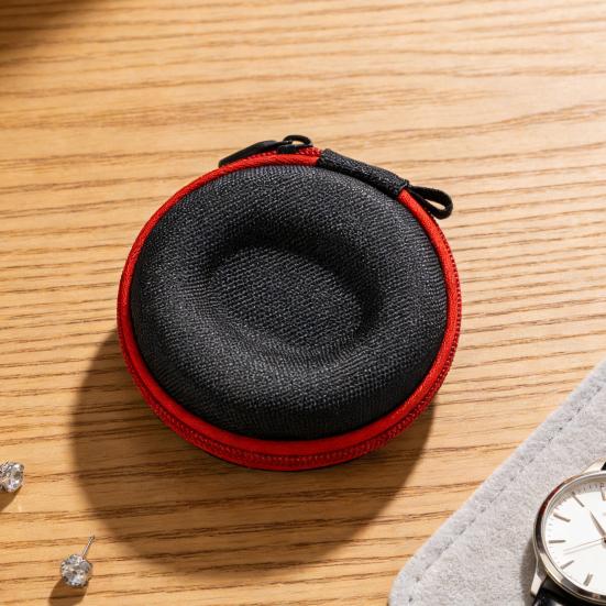 Einzelne Reiseuhr-Box Stoßfeste Uhrenaufbewahrungsbox Oxford-Gewebe Hartschalen-Uhrenschutz Anti-Rüttel-Box für 36-52mm Uhren und Smartwatches