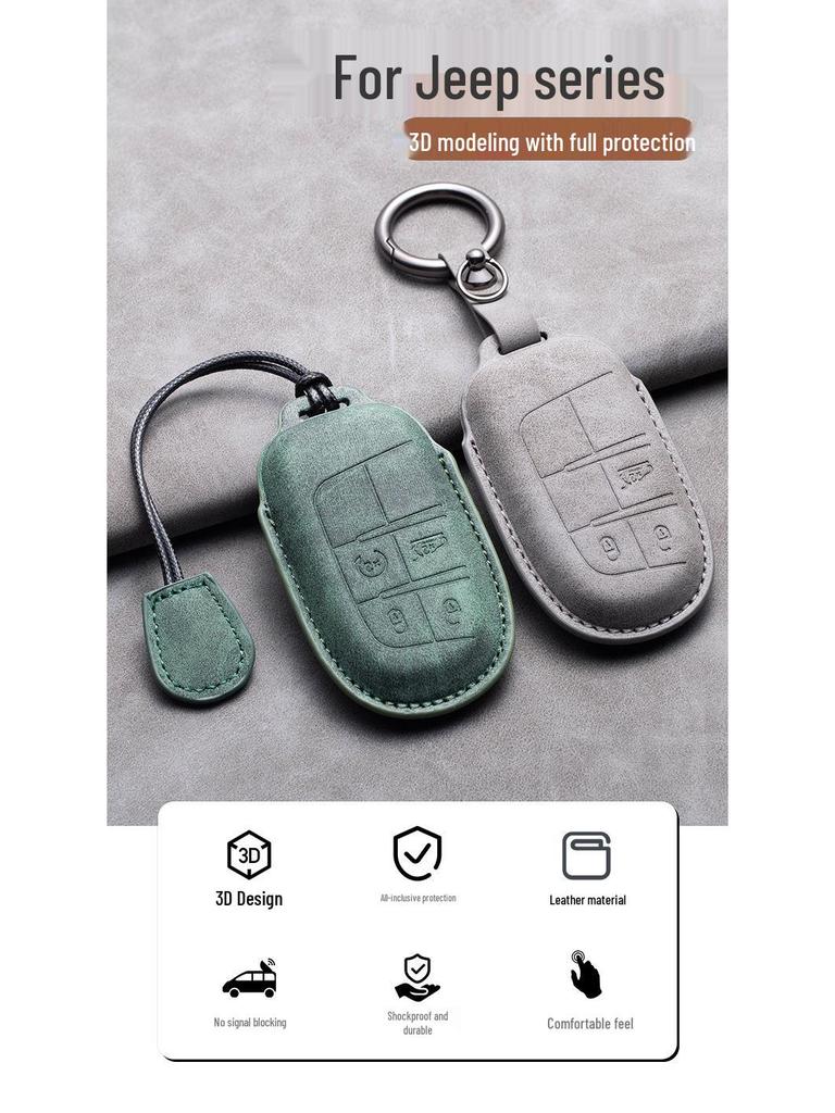 Jeep Compass & Grand Cherokee Key Case Shell with Buckle