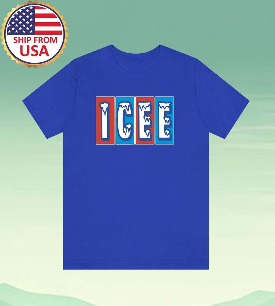 ICEE Men#039;s Blue Size S5XL Unisex T-Shirt XXXL