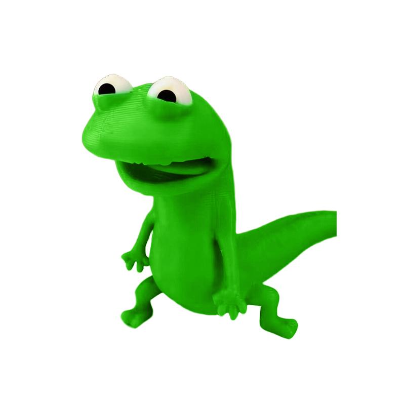 3D Printed Lizard Ornament Green Lizard Decor New Funny Meme Figure For Home Office Desk Decor Cute Gift Anime Movie Merchandise