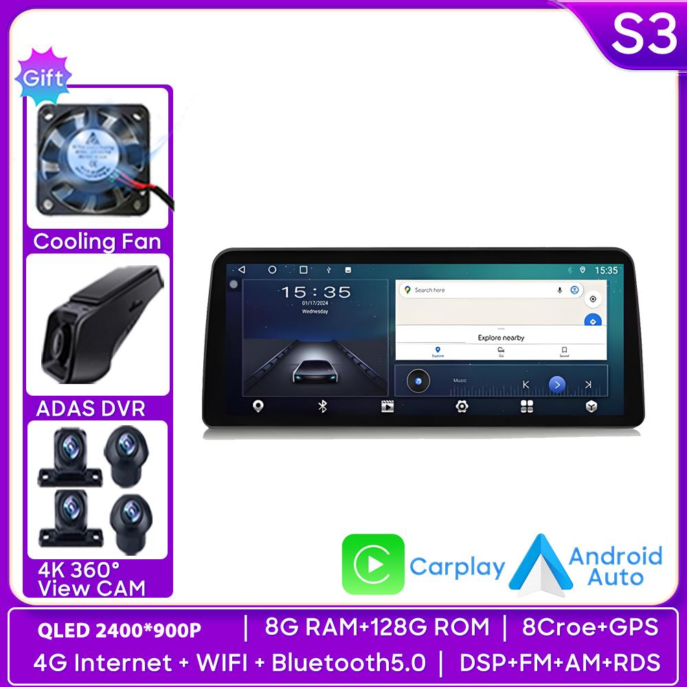12.3" Android For Dodge Grand Caravan 2009-2020 4G Wifi BT High-performance GPS Navigation No 2din Auto Radio Stereo Head Unit