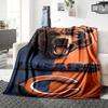 Chicago Bears Logo Blanket Soft Throw Blanket For Home Bedroom Bed Sofa Travel Office Solid Christmas Blanket