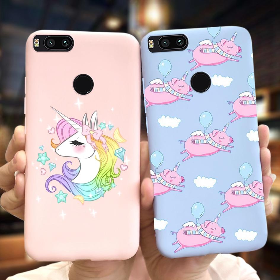 For Xiaomi Mi A1 5X Case New Butterfly Sunflower Patterns Soft Protector Bumper Cover For Xiomi Mi A1 MiA1 Mi5X Phone Cases 5.5"