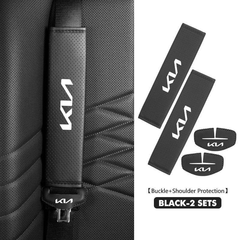 AXADSN1 Universal Car Seat Belt Shoulder Protection Pad Accessories For KIA Rio K5 K2 Sportage Ceed Sorento Picanto Stinger Soul