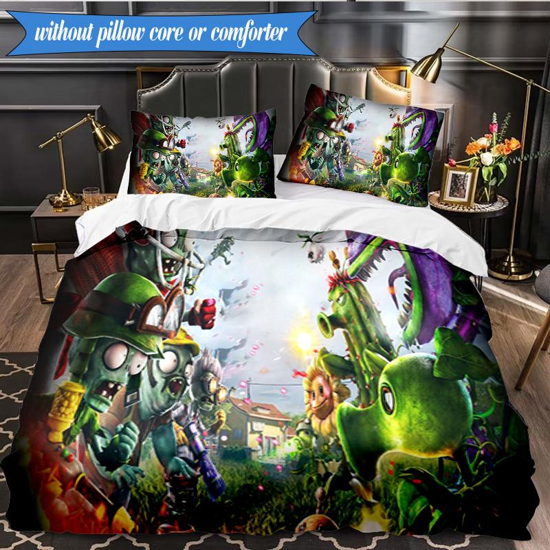 Zombie Party 3pcs K-pop Music Group Bedding set,Ideal for Bedroom, Dormitory,Including Duvet Cover And 2pcs Pillowcases,Fan Gifts