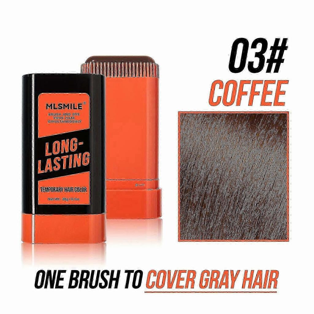 Comb-Integrated Hair Dye Stick for Instant White Hair Coverage (Unisex)
