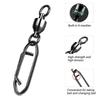 25Pcs Fishing Clip Fishing Tackle Swivels Speed Clip Bearing Swivels Quick Change Snap Connector Power Clip