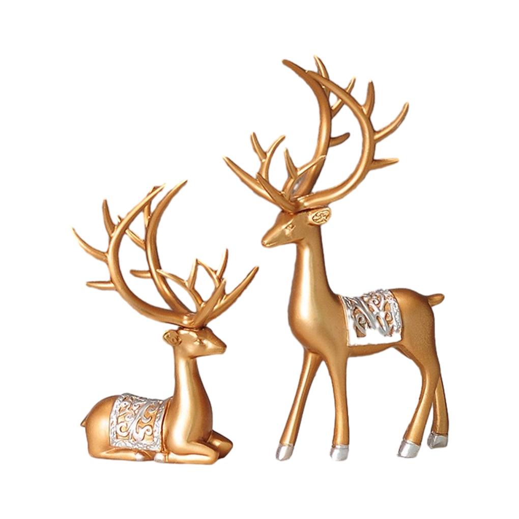 Luxusní bytové dekorace Přidejte domovu kouzlo Dekorace místnosti se sobem Dekorace domu se sobem