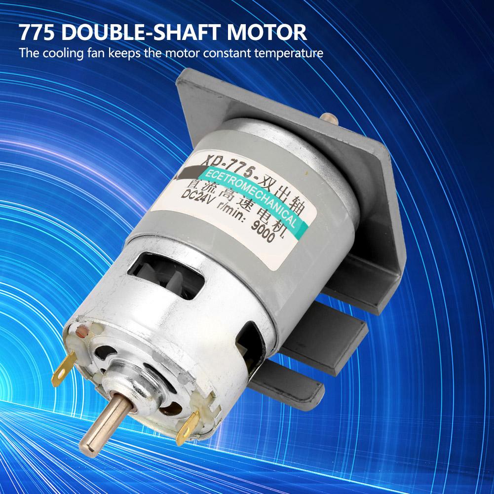 775 Motor 50W High Power Large   Double Shaft   Motor (12V4500RPM with Bracket)