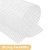 Purse Making Supplies 7CT Bag Mesh Grid White Black Plastic Bag Sheets 33.5x26CM Net Cover Acrylic Yarn Crafting Knit