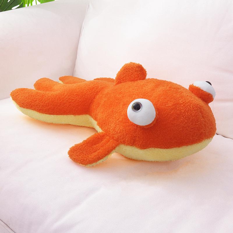 2026 New Year Auspicious Wealth Pillow: Yuanbao, Gourd, and Goldfish Festive Cushion Ornament, Spring Festival Gift. See description for specific size (0.45kg)