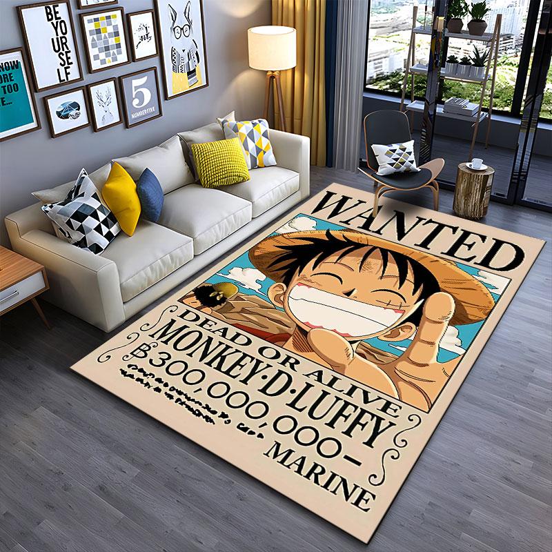 Wanted Poster Design Carpet suitable as a non-slip mat for the living room or bedroom sofa