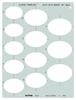 Drapes Template E227 Oval Ruler 45 Degrees 31227 No.2