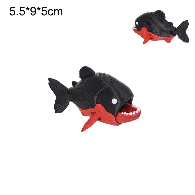 3D Printed Movable Joint Ferret Hermit Crab Flexi Crab Bearded Dragon Animal Figurine Fidget Toy Home Desk Decoration Gift