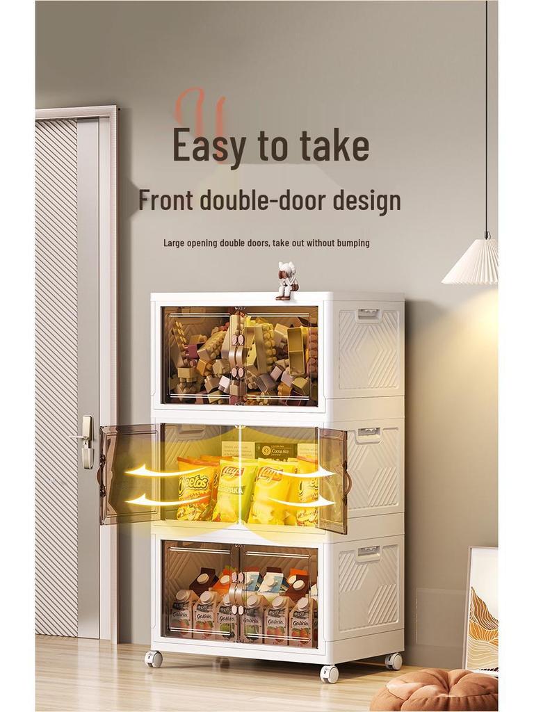 High-End Multi-Layer Storage Cabinet for Living Room and Kids' Room