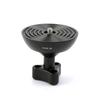 Aluminum Alloy 100mm Half Round Flat To Bowl Transition Adapter for Camera Gimbals Mounts 20kg Load Bearing 3/8in Screw
