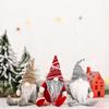 Plush Striped Festive Forest Old Man Hanging Leg Decoration For Holiday Cheer