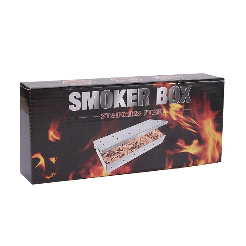Outdoor Steak Räucherbox aus Edelstahl für Holzkohlegrillen