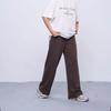 Retro Pure Cotton Short Sleeve Top with Niche American Design & High-End Letter Print