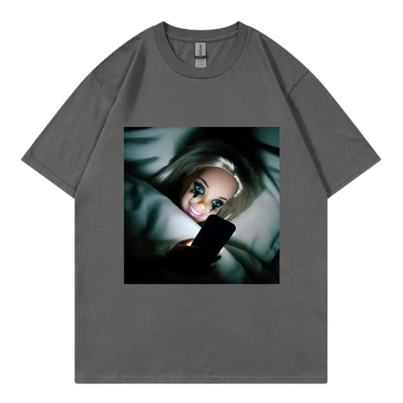 Disgusting Doll Face Funny Meme Graphic T Shirts High Quality Fashion Tshirt Unisex Women Casual Short Sleeve Tshirts