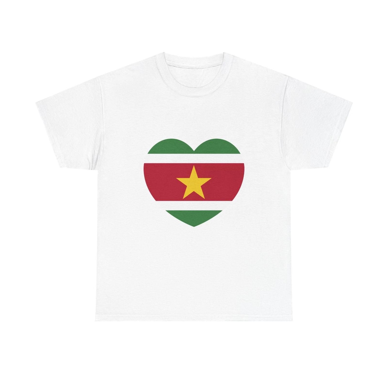 Heart Flag of Suriname - T shirt XL