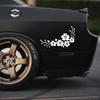 Car Sticker Blossom Flower Clusters Waterproof Vinyl Decal DIY Car Body Door Window Automobile Exterior Decoration Accessories