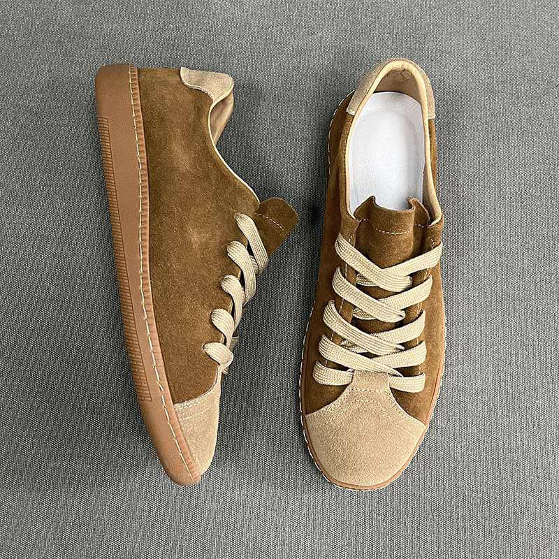 Herren Wildleder Freizeitschuhe Slipper Loafer Bequeme Fahrmokassins Weiche Sohle Walking Casual Schuhe Herren Schwarz Braun