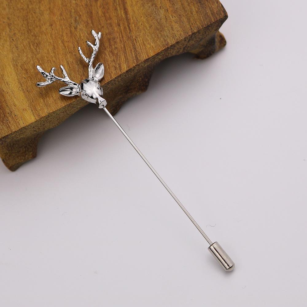 Elegant Lapel Pins Gifts For Men Classic Metal Pins Suit Brooch Luxury Women's Brooch Suit Accessories Gentleman Wholesale